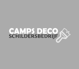 Logo Camps Deco in Zwart Wit
